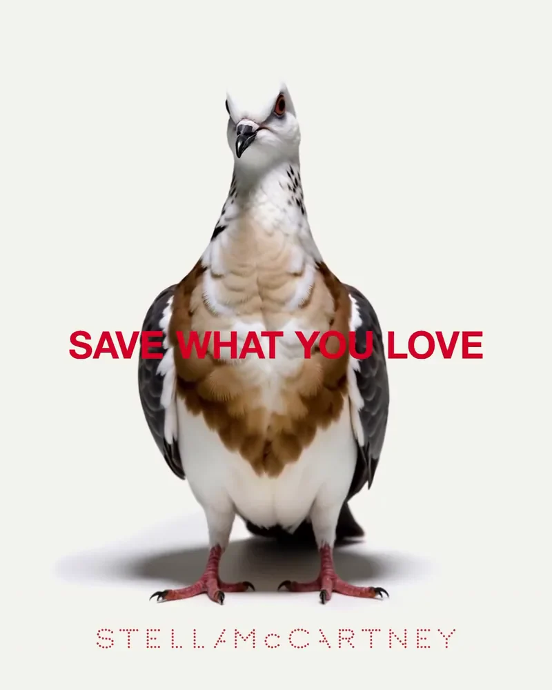 White and brown bird, Save What You Love
