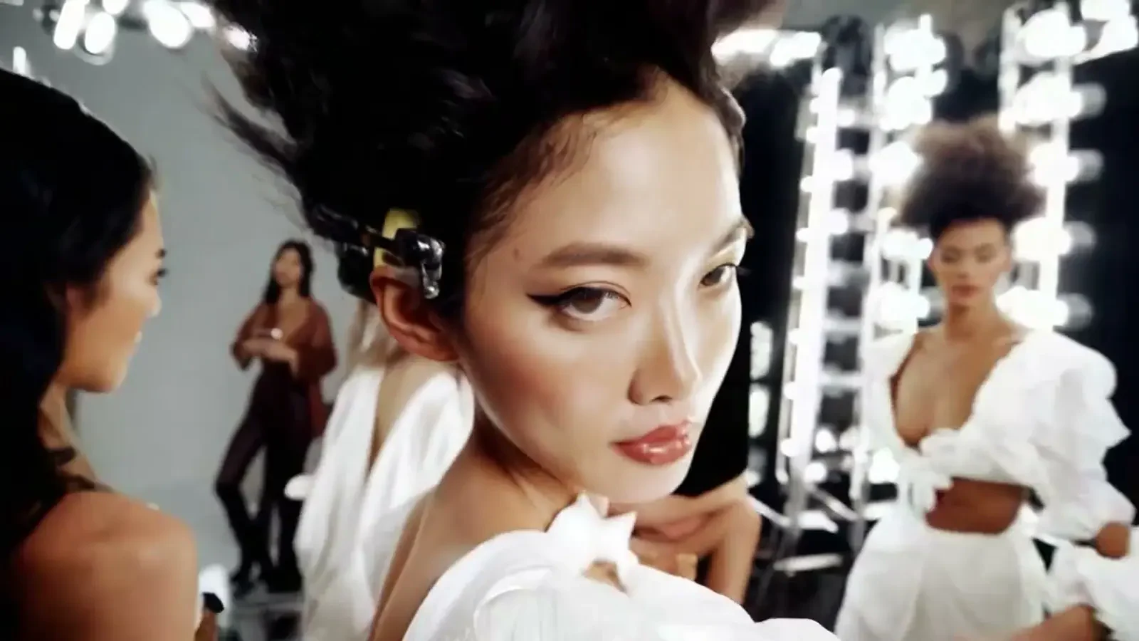 A backstage fashion scene from OMG, produced for the Sora launch.